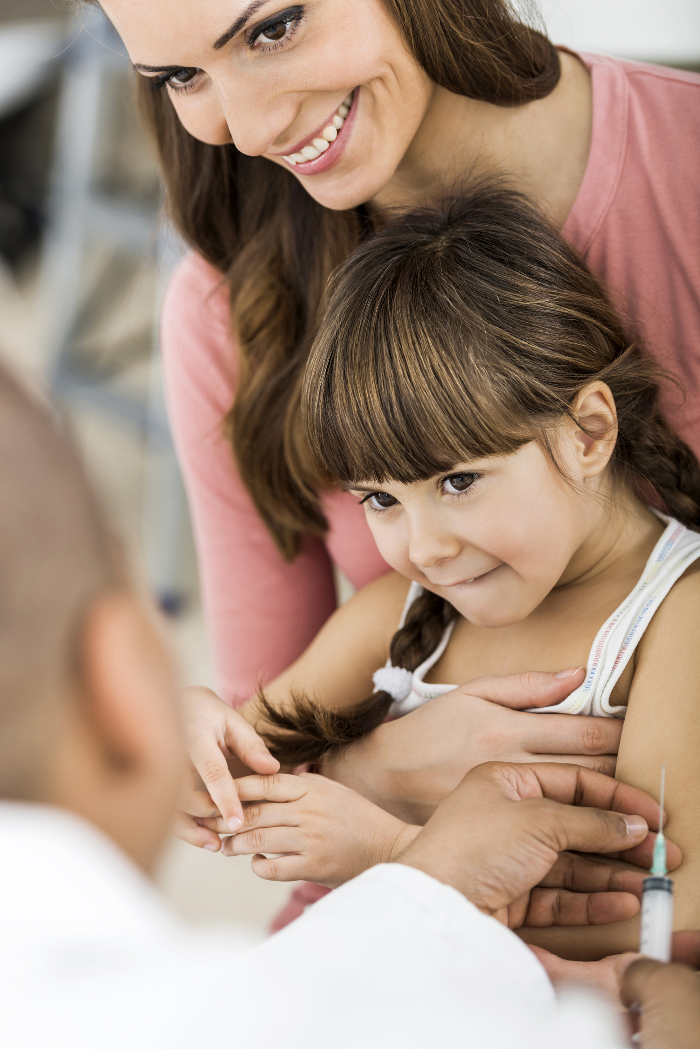 Family getting vaccinated at an IPA pharmacy